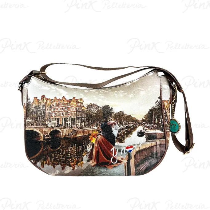 -YNOT Yesbag Hobo Bag YES628F5 Autumn in Holland