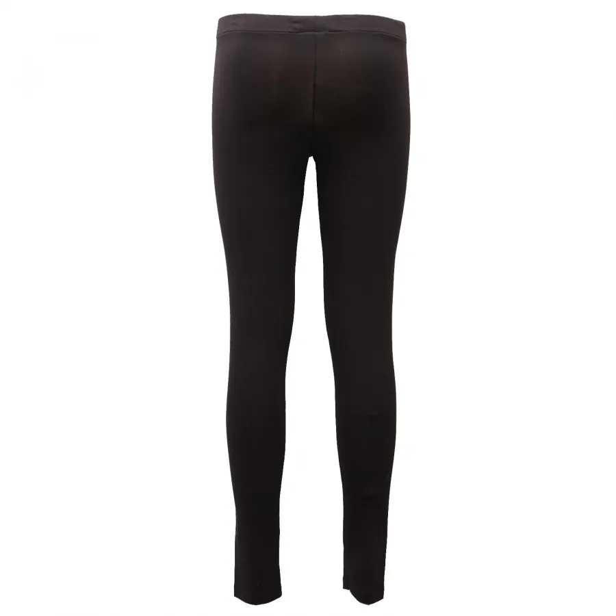 4935AE leggings donna  LOTTO black strass pants woman