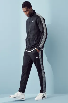 adidas - Tuta in tricot a blocchi di colore