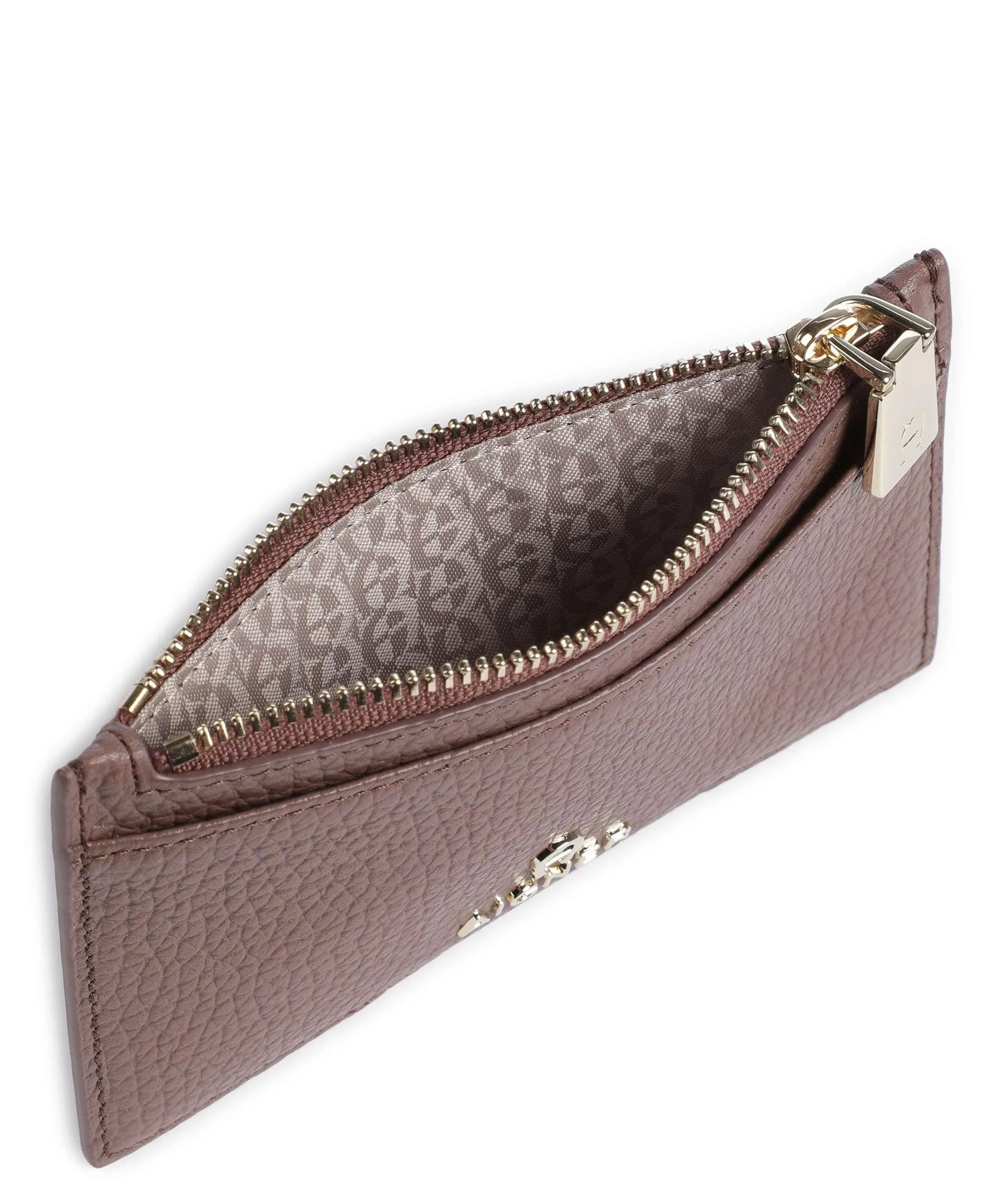  Aigner Ivy Porta carte di credito pelle di vacchetta grana marrone  