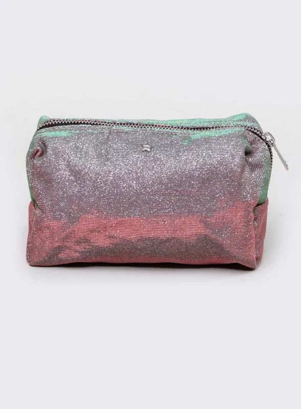 Astuccio glitter dark grey donna - L'AURA bag