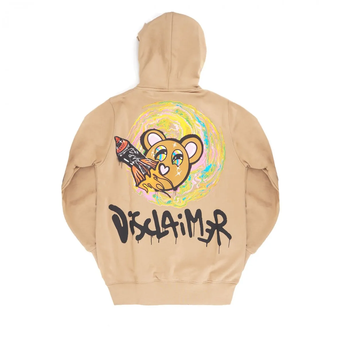 Back Graphic Hoodie, Marrone