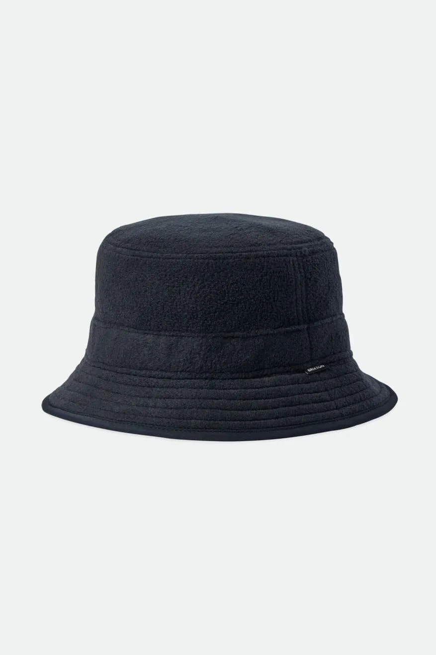 BLANKET FLEECE PACKABLE BUCKET - BLACK
