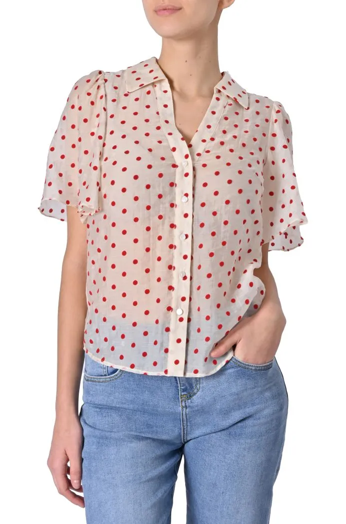Camicia Claude a pois di Traffic People