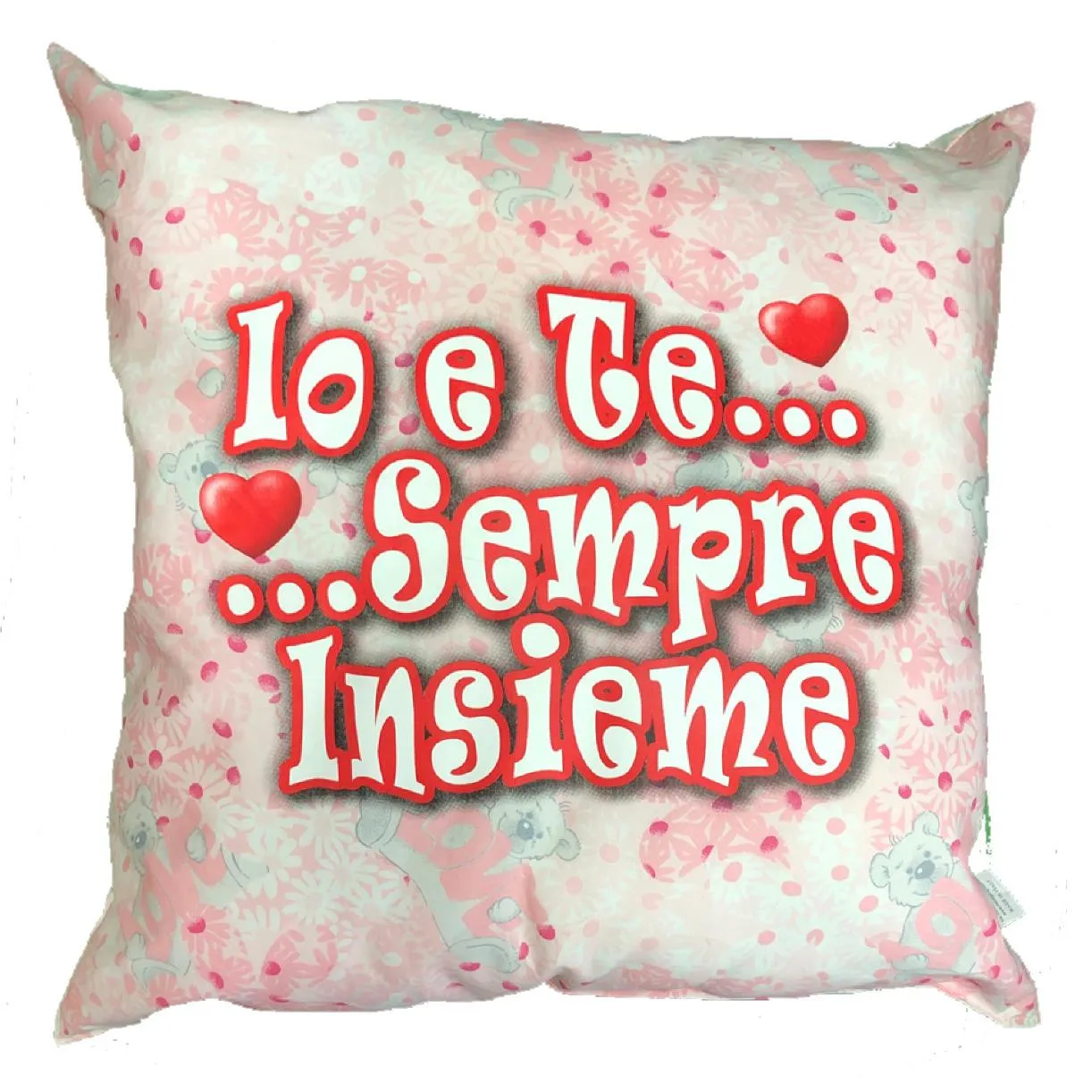 Cuscino Grande Io E Te Sempre Insieme Innamorati San-Valentino 40 Cm PS 40798