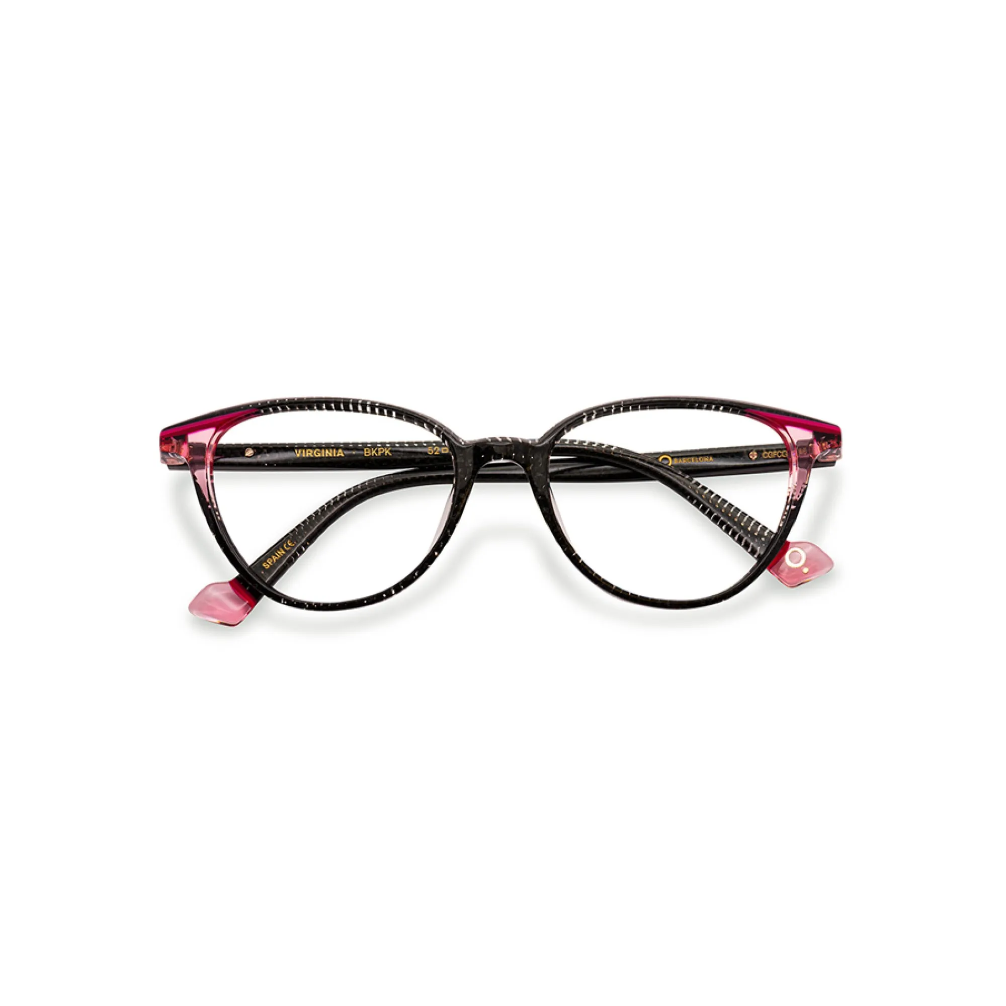  Etnia Barcelona VIRGINIA - BKPK Rosa Nero | Occhiale Da Vista Donna 