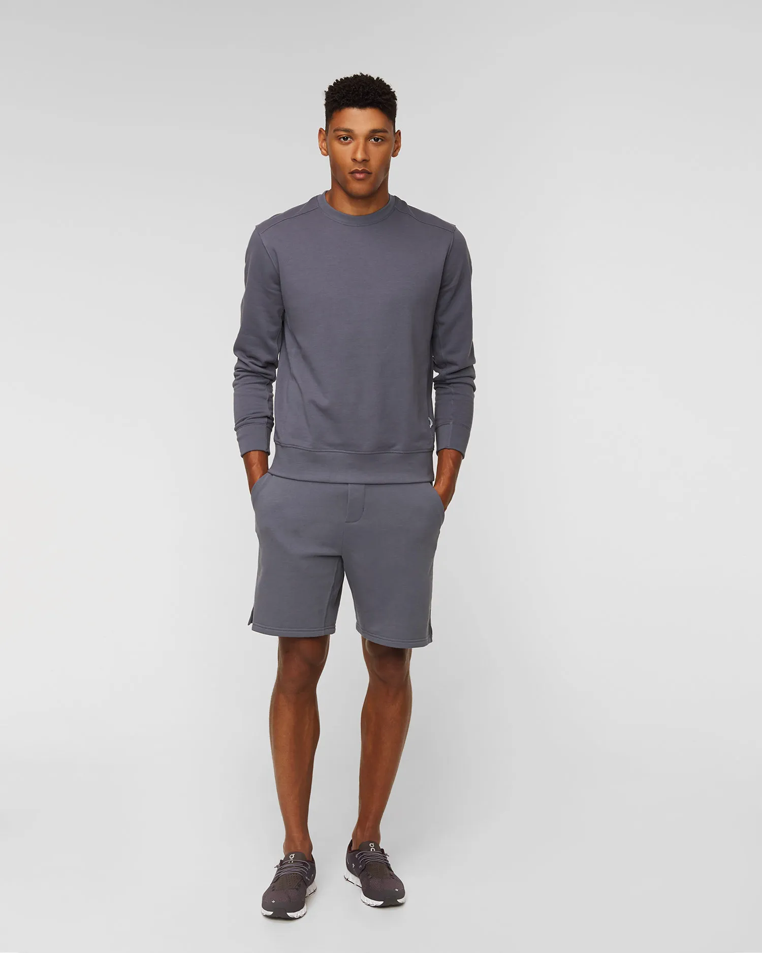 Felpa da uomo ON RUNNING CREW NECK 15300316-dark