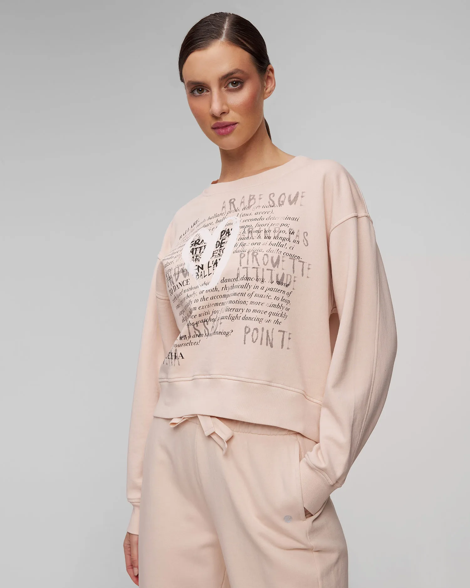 Felpa rosa da donna Deha A00560-12312