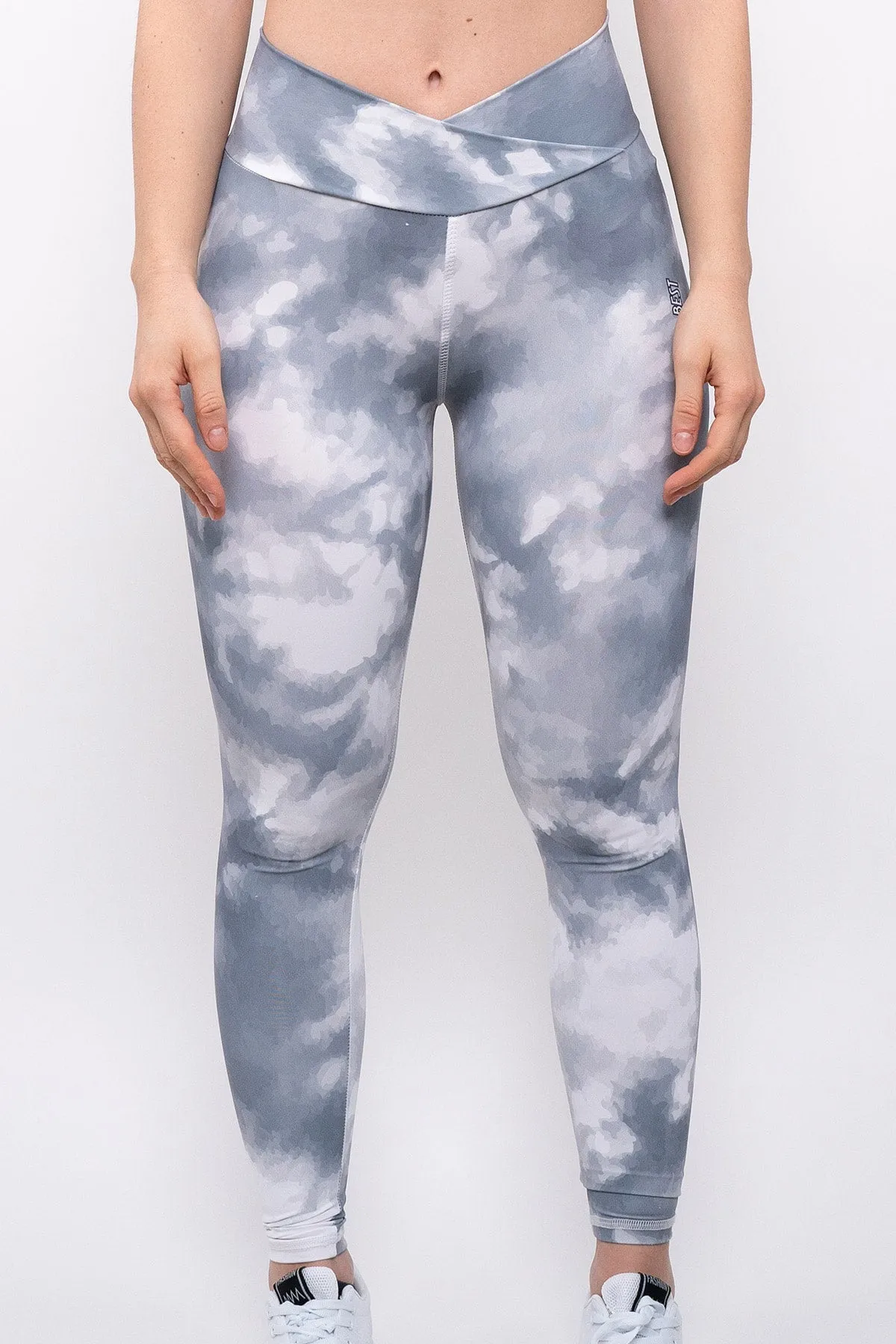 LEGGINGS INTENSE GRIGIO TIE-DYE