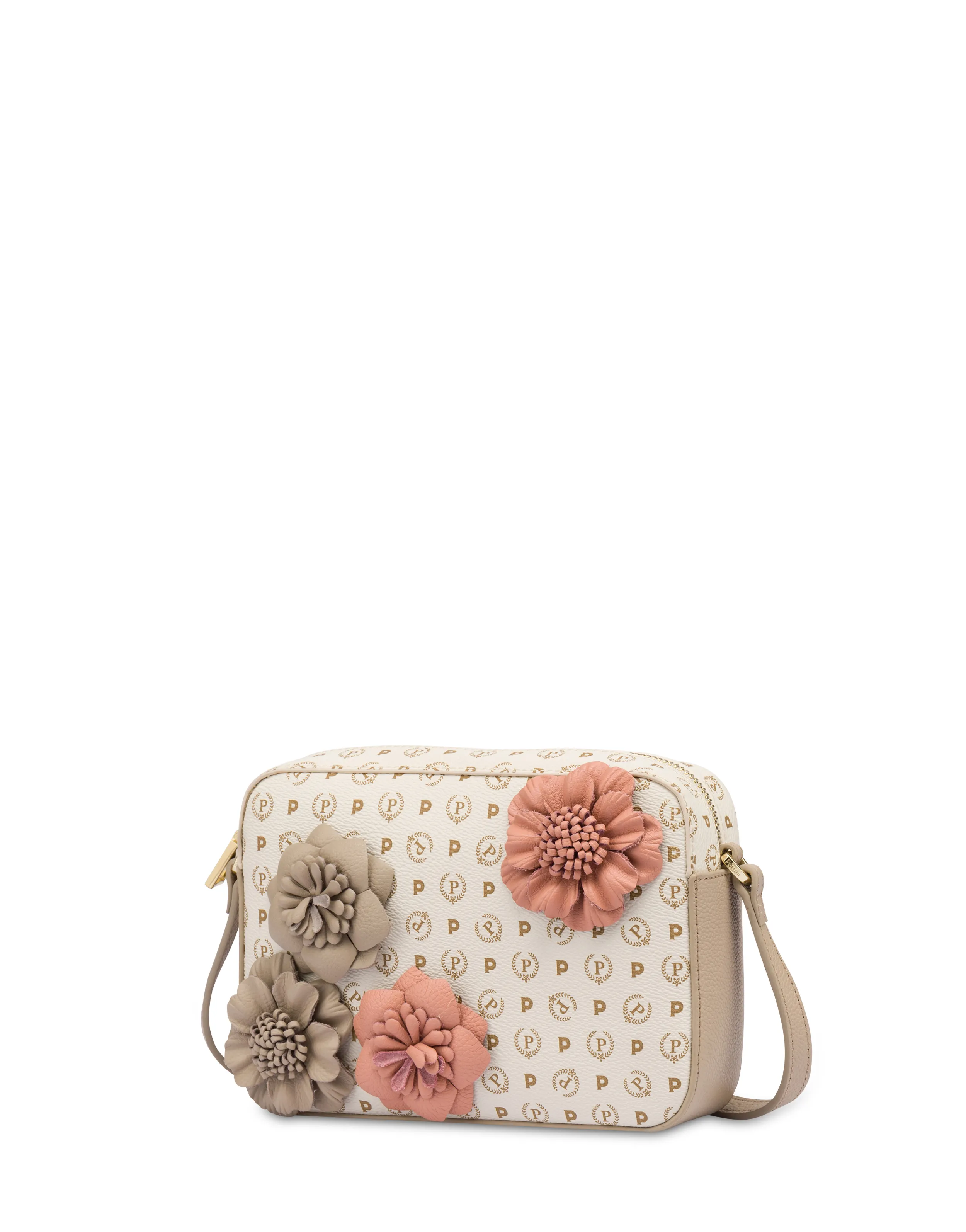     Linea Heritage Camera Bag Piccola Heritage Flowers Avorio/ghiaccio