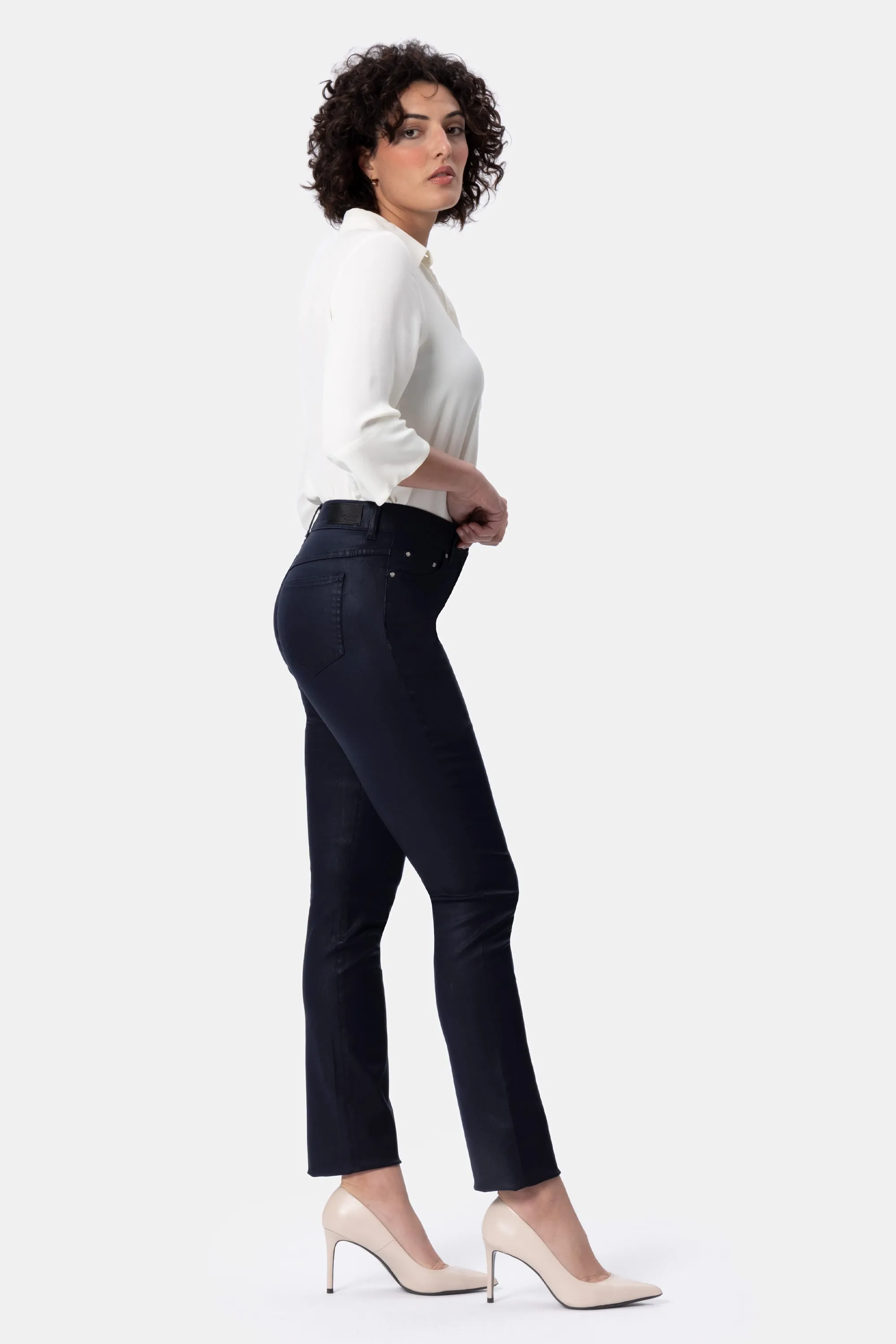 Lucrezia Ep Jeans effetto pelle