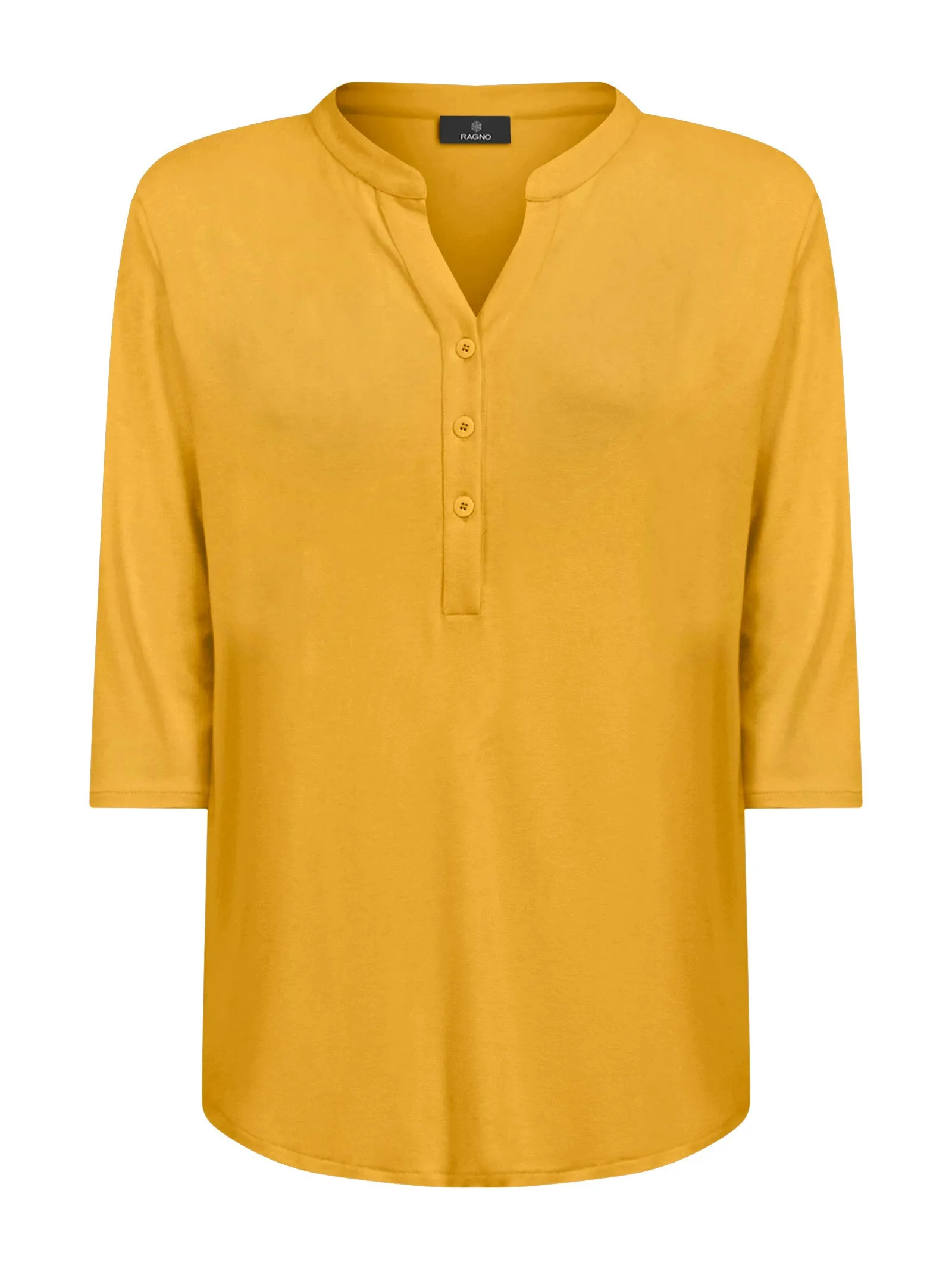 Maglietta a manica 3/4 in Viscosa Summer - Golden Spice