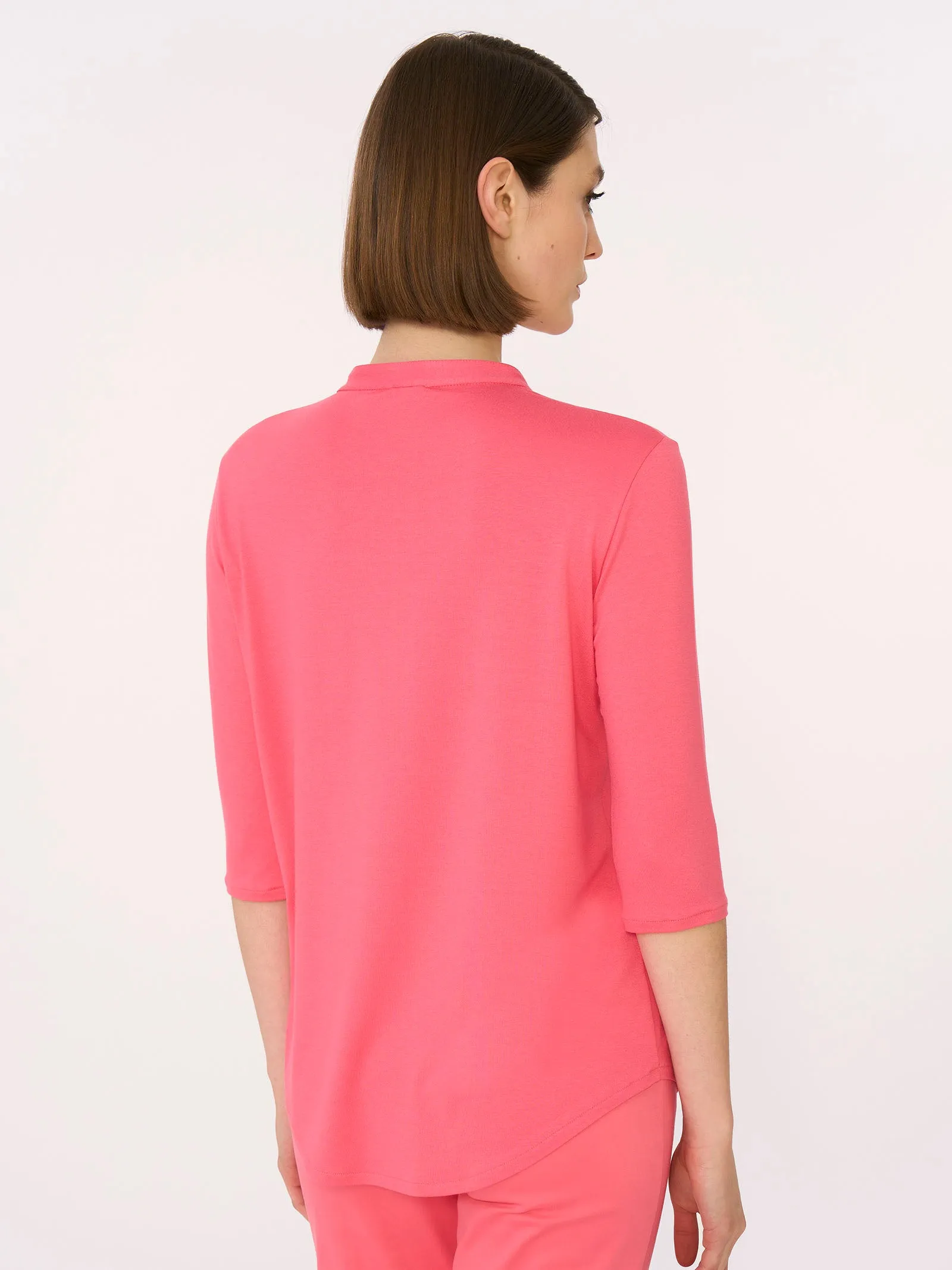 Maglietta a manica 3/4 in Viscosa Summer - Golden Spice