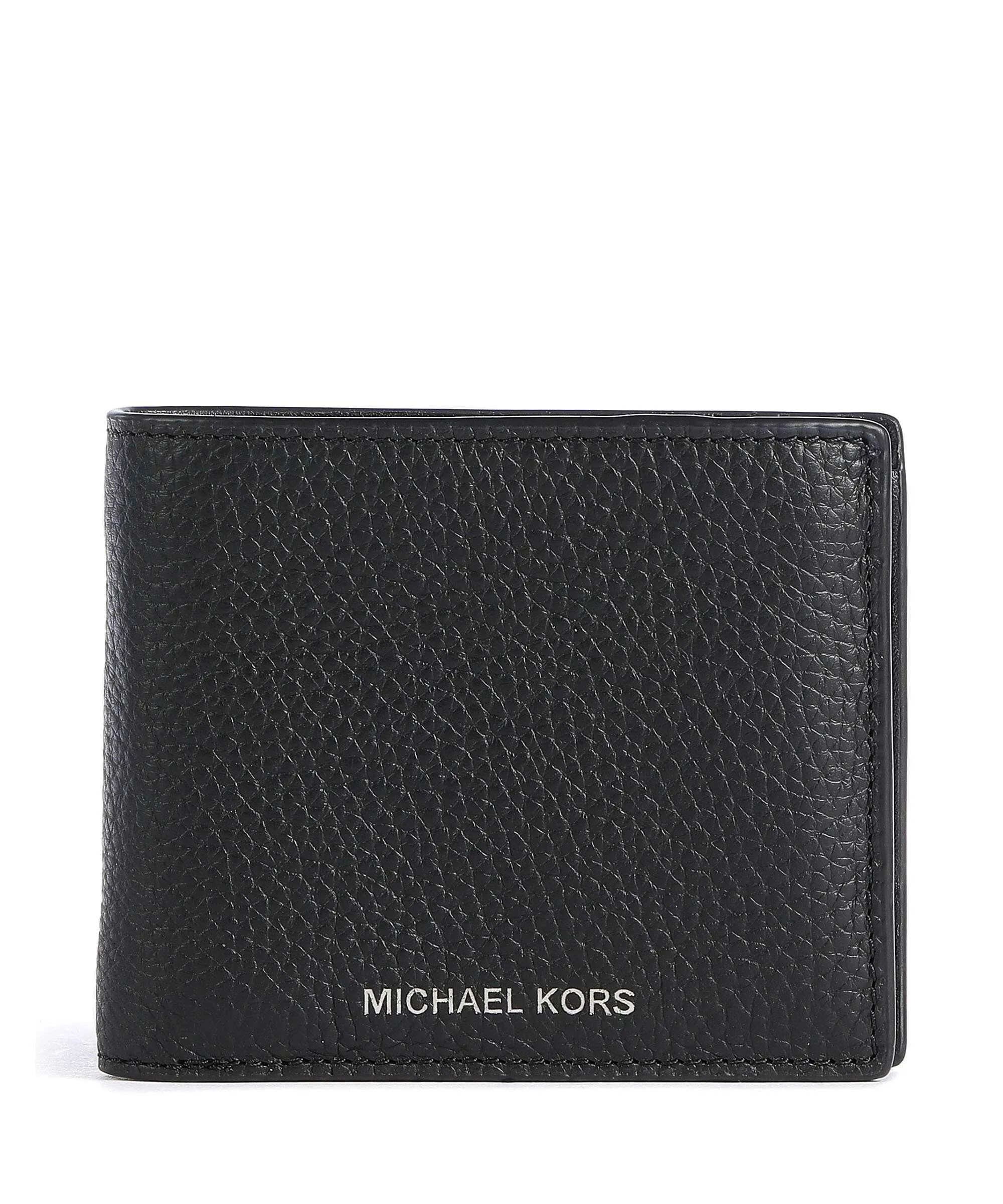  Michael Kors Hudson Portafoglio pelle di vacchetta grana nero  