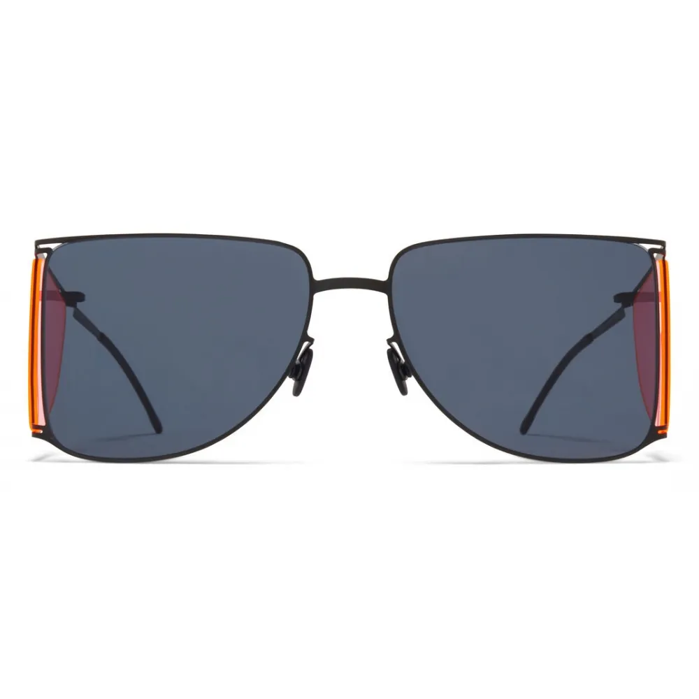 Mykita - HL002 - Mykita & Helmut Lang - Nero Rosa Grigio Scuro - Metal Collection - Occhiali da Sole - Mykita Eyewear
