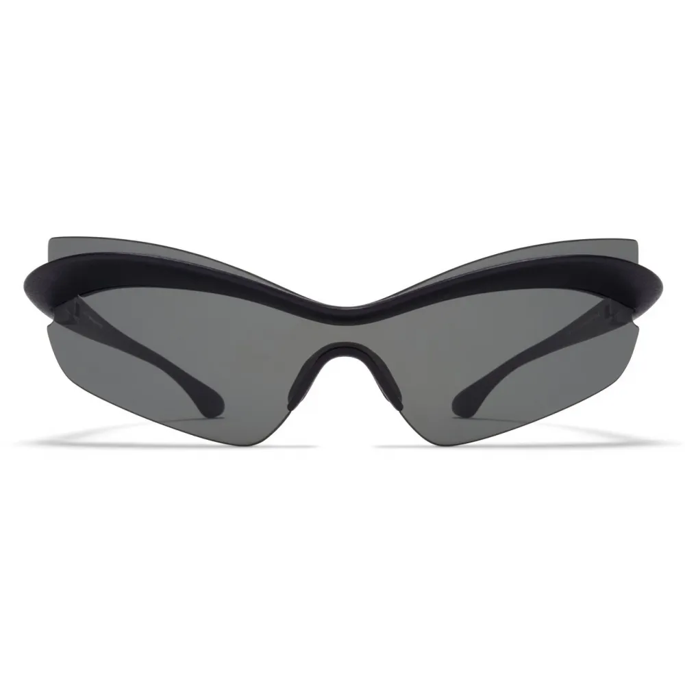 Mykita - MMECHO004 - Mykita & Maison Margiela - Nero Grigio Scuro - Mylon Collection - Occhiali da Sole - Mykita Eyewear