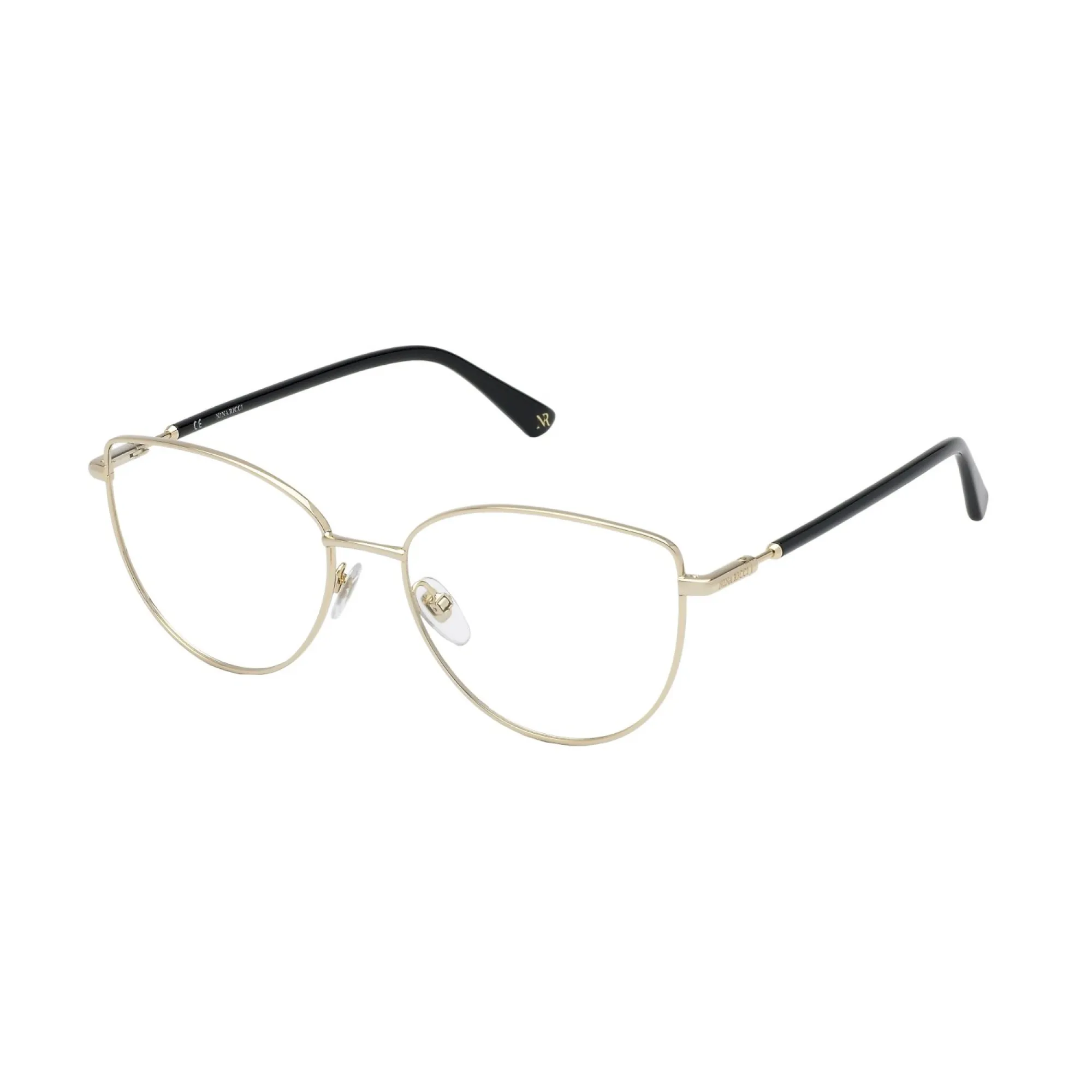   Nina Ricci VNR294 - 0300 Totale Oro Rosa Lucido | Occhiale Da Vista Donna 