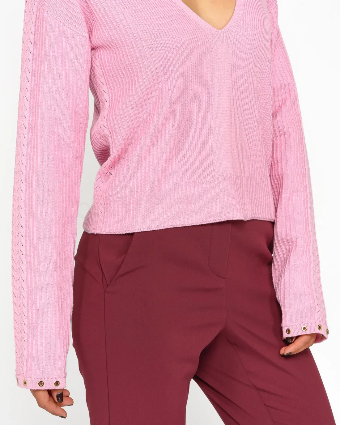 ---------------  ---------------  ---------------  ---------------  --------------Patrizia Pepe SWEATER/KNIT Cold Pink------