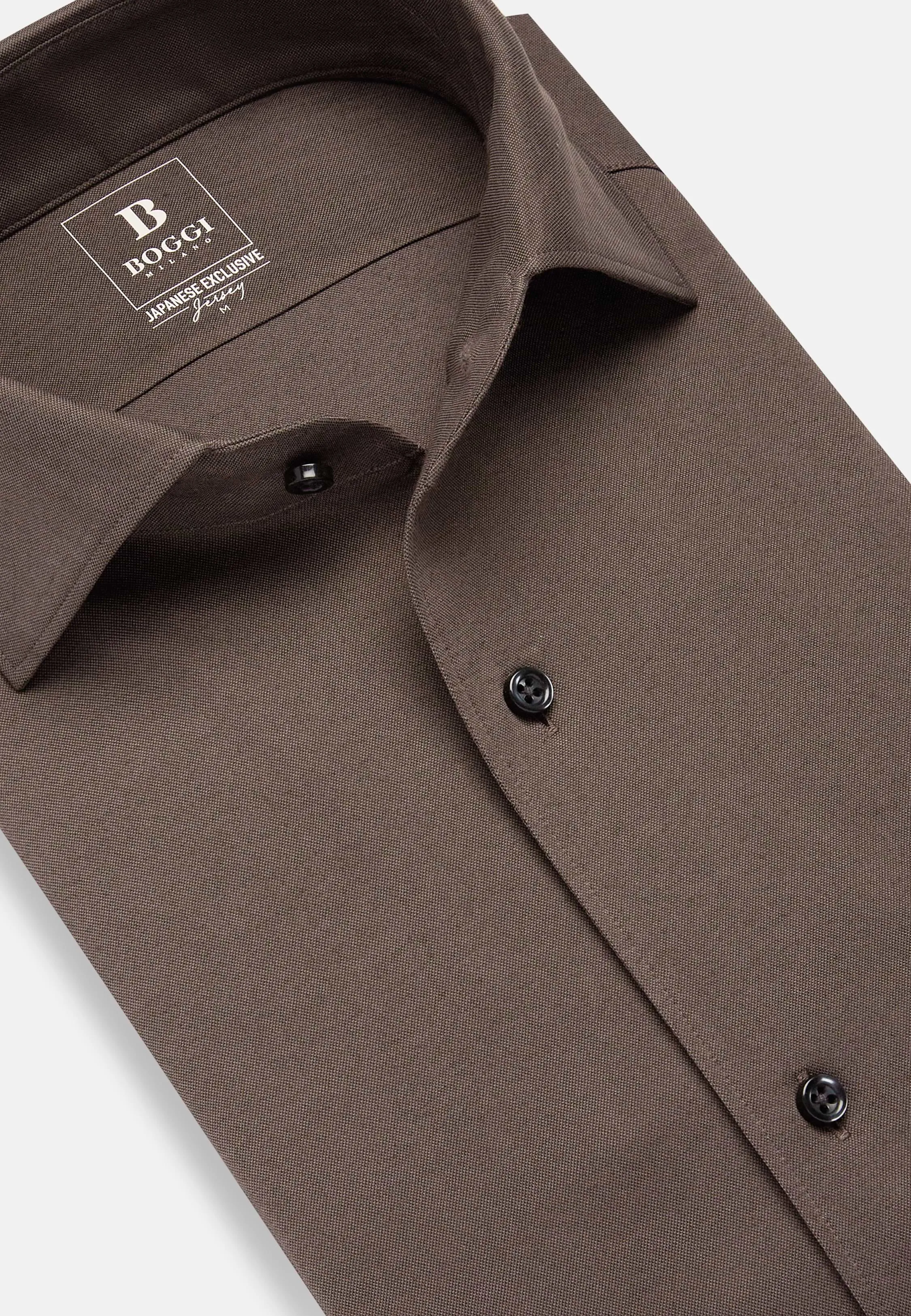 Polo Camicia In Jersey Giapponese Regular Fit