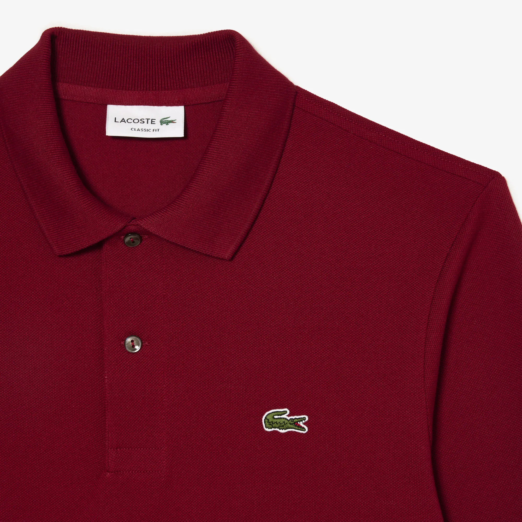 Polo da uomo di colore bordeaux