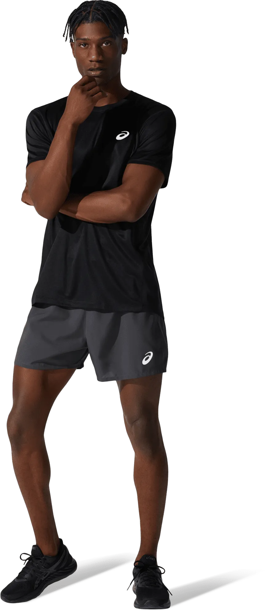 SHORT DA RUNNING DA UOMO ASICS CORE 5IN SHORT GRAPHITE GREY 2011C336 020