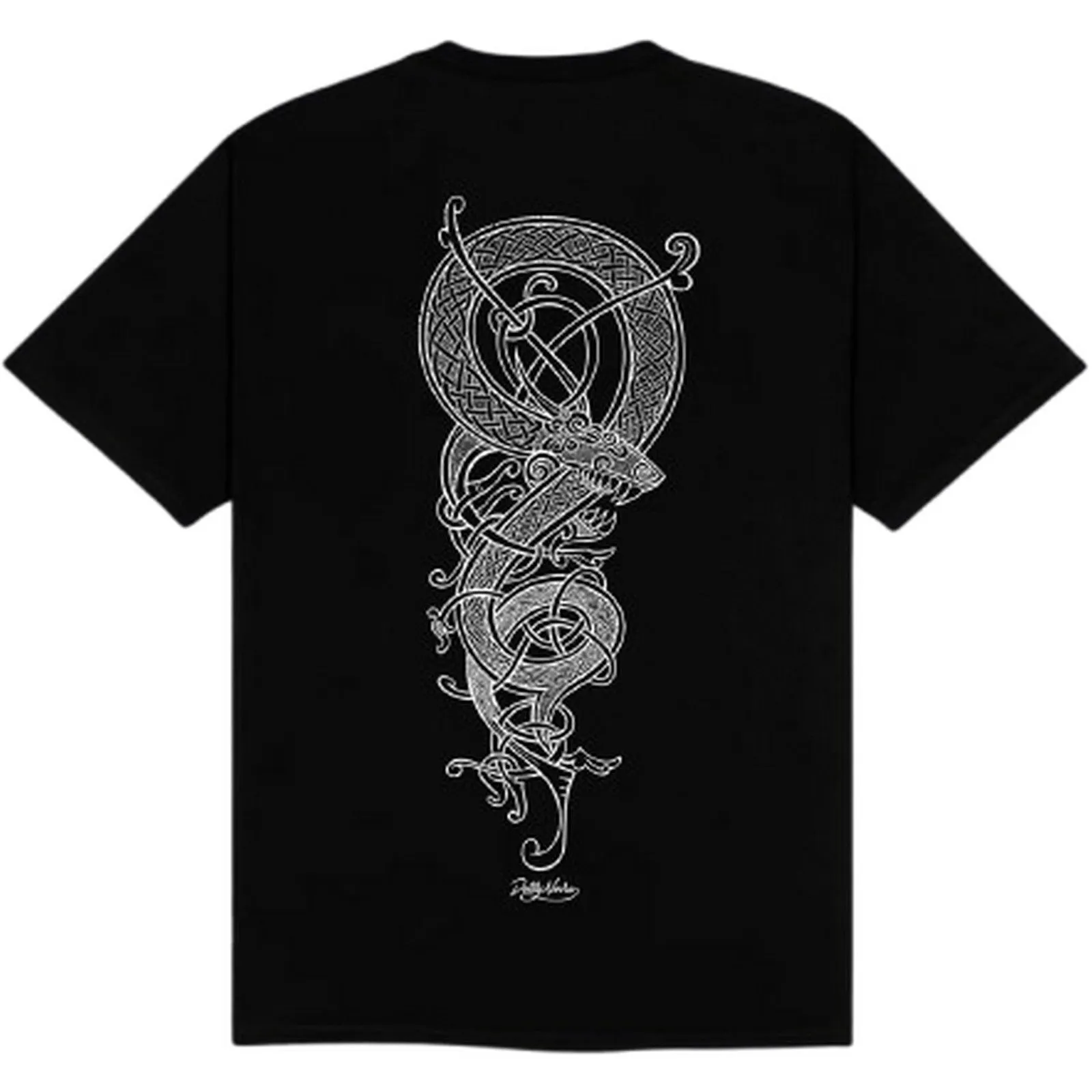 T-shirt Uomo Dolly Noire - Dragon Knot Tee - Nero