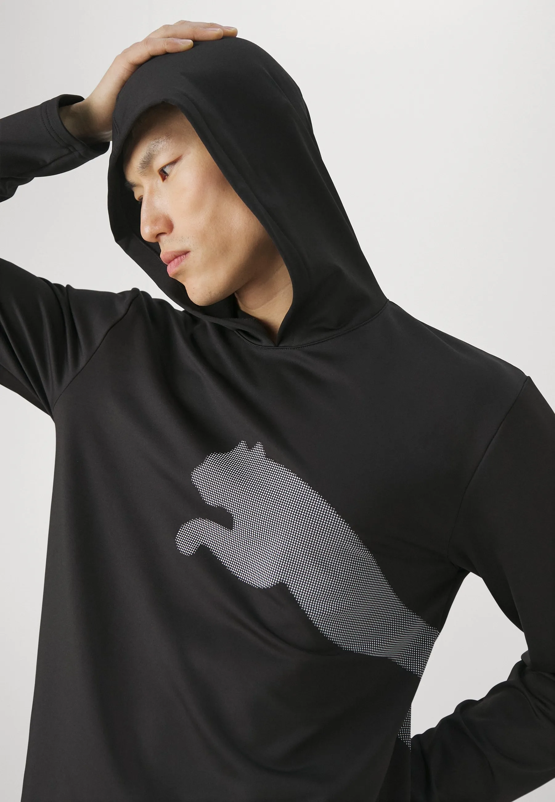 TRAIN ALL DAY BIG CAT HOODIE - Maglietta a manica lunga
