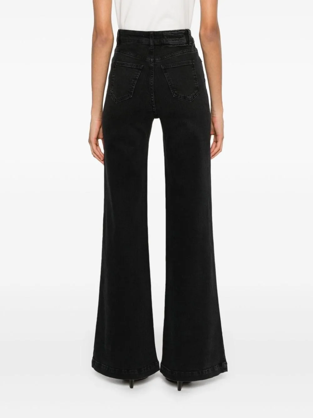 TWINSET-Jeans svasati a vita alta