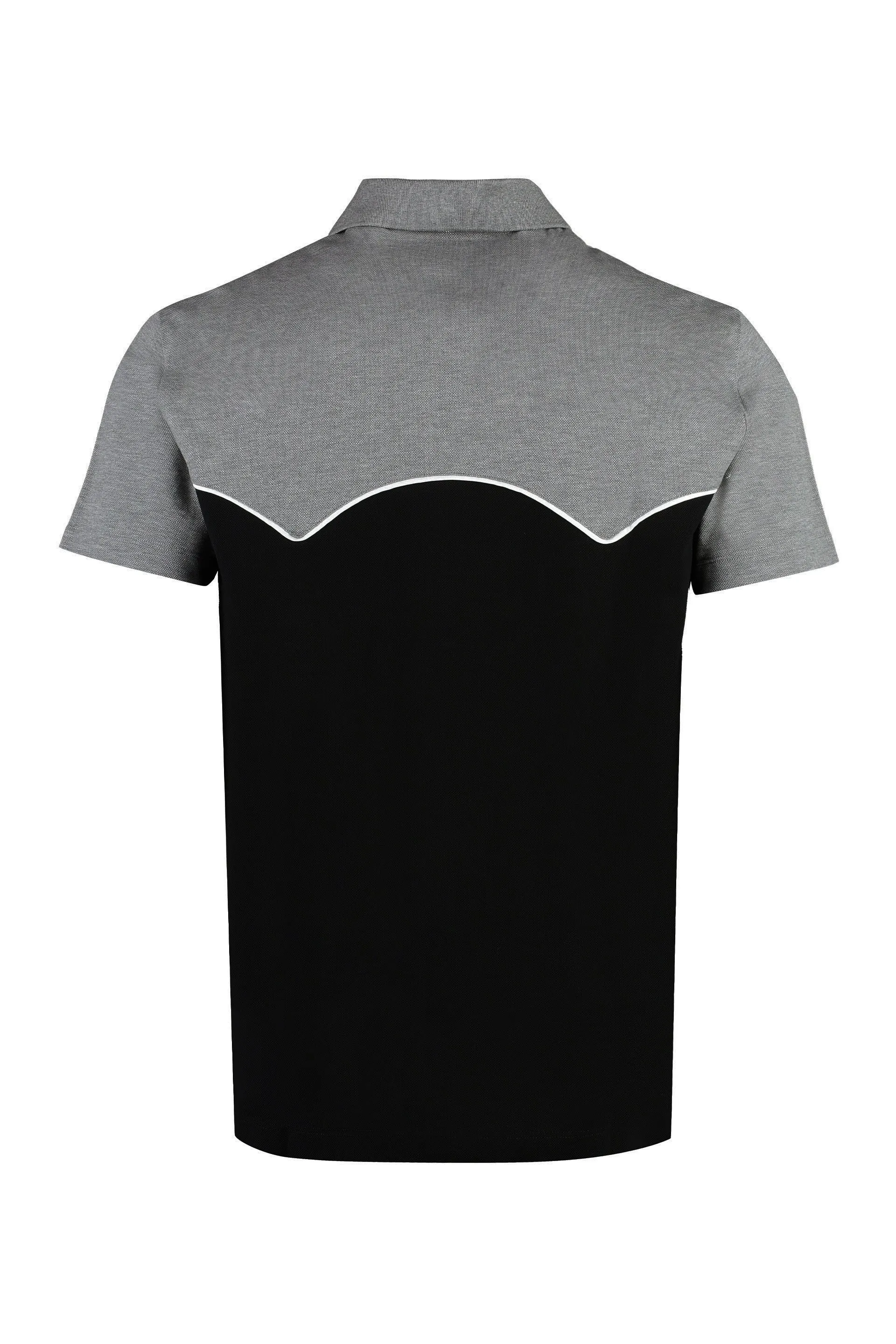 Versace Polo in piquet di cotone