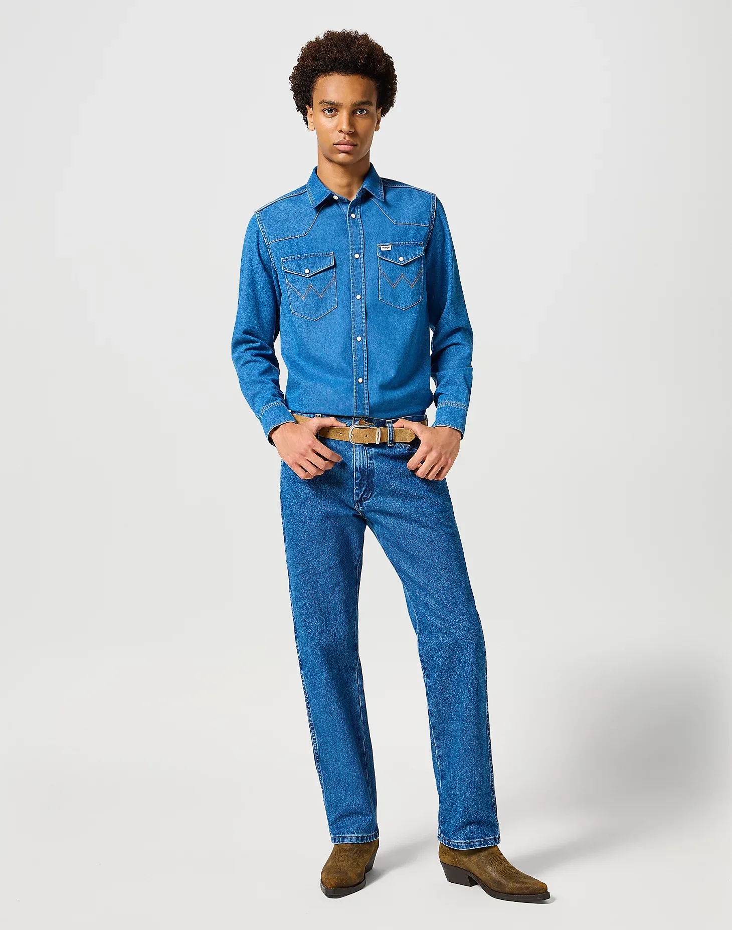 WRANGLER Jeans 5 tasche uomo regular COWBOY CUT